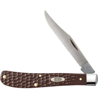 00135 Case CAE SLIMLINE TRAPPER BRN SYN