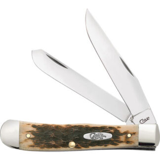00164 Case CAE TRAPPER AMBER BONE