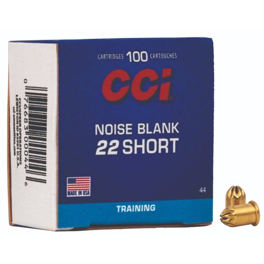 0044 CCI Ammunition 22S BLANK 100RD 22 S