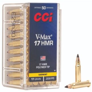 0049 CCI Ammunition 17HMR 17GR V-MAX 50RD 17 HMR