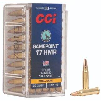 0052 CCI Ammunition 17HMR 20GR GMPNT JSP 50RD 17 HMR