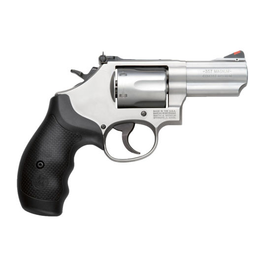 10061 Smith & Wesson 66|Combat Magnum 357 Mag 2.8" 6rd Glass Bead Stainless Steel