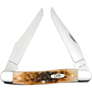 10798 Case CAE MUSKRAT AMBER BONE