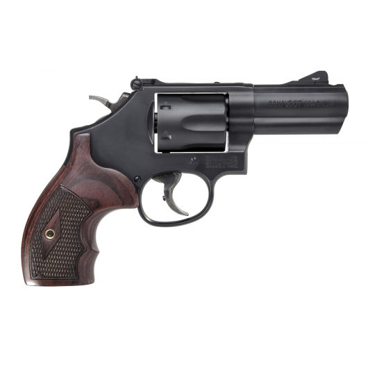 12039 Smith & Wesson 19 357 Mag 3.0" 6rd Glass Bead Stainless Steel