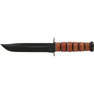 1217-KBA Ka-Bar KBA USMC LEATHER HANDLE