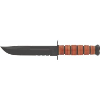 1218-KBA Ka-Bar KBA USMC LEATHER SERR