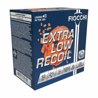 1278OZ8 Fiocchi FIO 12G LITE 2.75-.875-8 25RD 12 Gauge