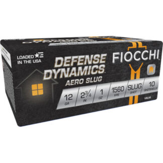 12SLUG Fiocchi FIO 12G SLRFL 2.75-1-AERO 10RD 12 Gauge