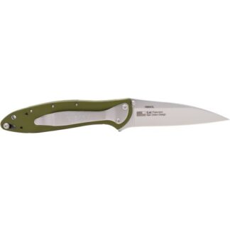 1660OL Kershaw KER LEEK OLIVE 3 DP