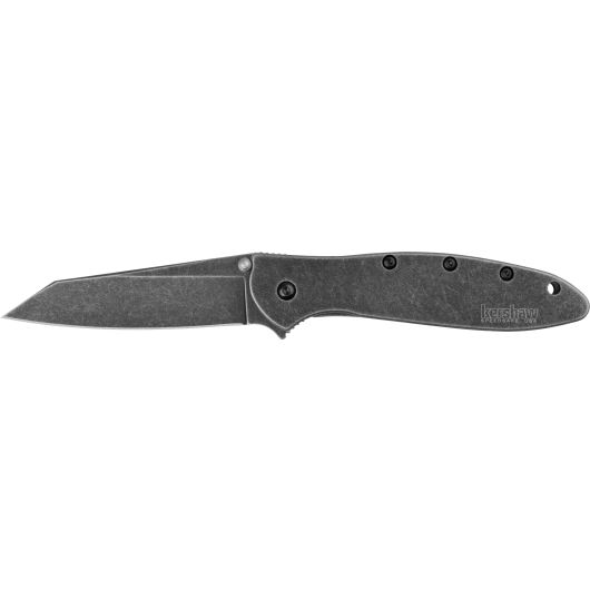 1660RBW Kershaw KER RANDOM LEEK BLKWSH 3 RVRS