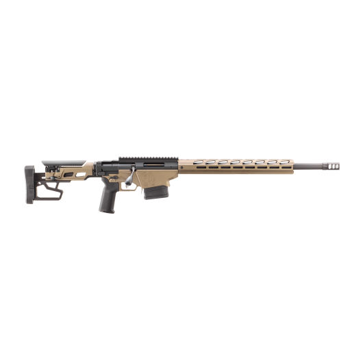 18104-RUG Ruger Precision 308 Win 20.0" Smoked Bronze Cerakote|Black