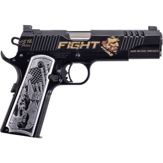 1911TCAC18 Auto-Ordnance 1911 45 Auto 5.0" Graphite Black & Gold Cerakote