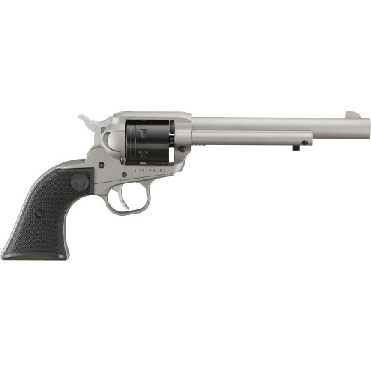 2037-RUG Ruger Wrangler 22 LR 6.5" 6rd Silver Cerakote