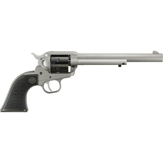 2039-RUG Ruger Wrangler 22 LR 7.5" 6rd Silver Cerakote