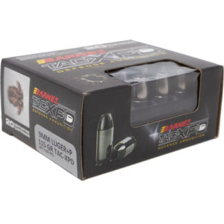 21551 Barnes BAR 9MM+P 115GR TAC-XPD 20RD 9mm Luger