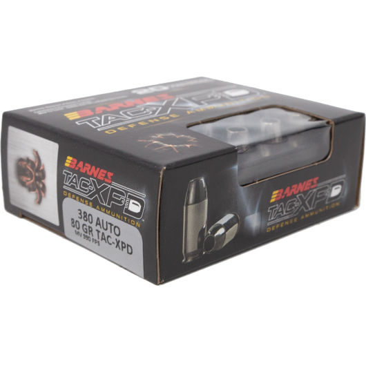 21552 Barnes BAR 380 80GR TAC-XPD 20RD Auto
