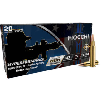 223SBRD Fiocchi FIO 223 77GR SBR HPBT 20RD Rem