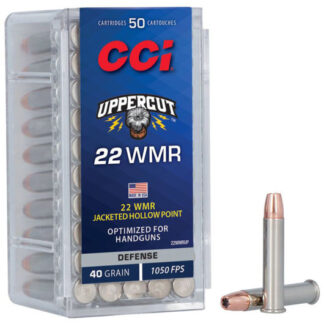 22WMRUP CCI Ammunition 22M 40GR UPPERCUT JHP 50RD 22 Win Mag