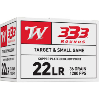 22LR333HP Winchester WIN 22LR 36GR PLT HP 333RD 22 LR