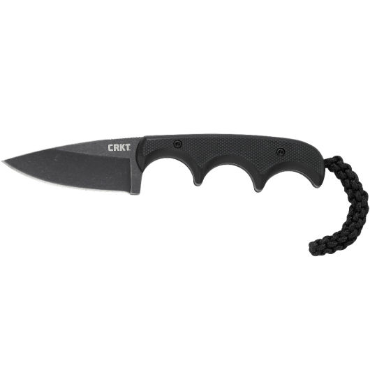 2384K CRKT CRK MINIMALIST DROP POINT BLK