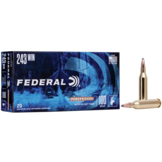 243B Federal Ammunition FDR 243 100GR PWRSK SP 20RD Win