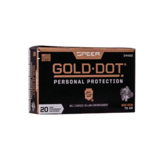 24469-SPR Speer SPR 223 75GR GOLD HP 20RD Rem