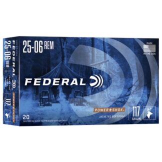 2506BS Federal Ammunition FDR 25-06 117GR PWRSK SP 20RD Rem