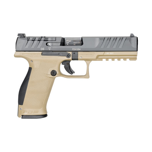 2858410 Walther Arms Inc PDP 9mm Luger 5.0" Black|Tan