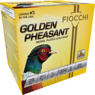 28GP5 Fiocchi FIO 28G PHSNT 2.75-.875-5 25RD 28 GAUGE