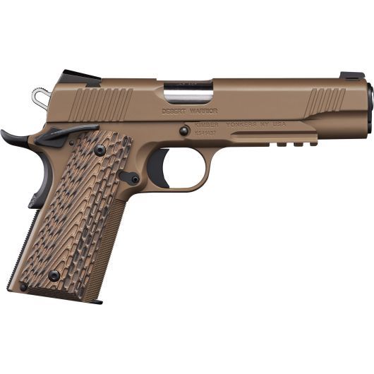 3000236 Kimber Desert Warrior 45 Auto 5.0" Tan KimPro II