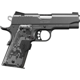 3000244 Kimber Pro Covert 45 Auto 4.0" Charcoal Gray KimPro II