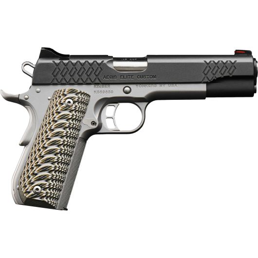 3000350 Kimber Aegis Elite Custom 9mm Luger 5.0" Satin Silver