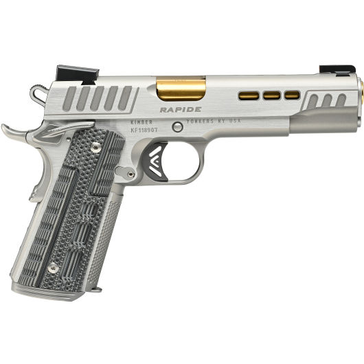 3000420CA Kimber Rapide 9mm Luger 5.0" Silver KimPro II