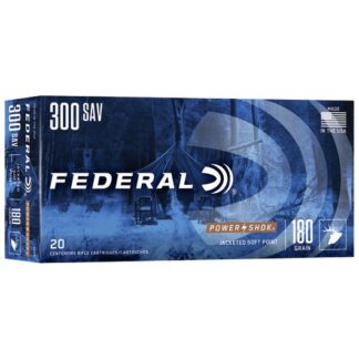 300B Federal Ammunition FDR 300SAV 180GR PWRSK SP 20RD 300 Sav