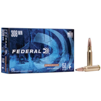 308A Federal Ammunition FDR 308 150GR PWRSK SP 20RD Win