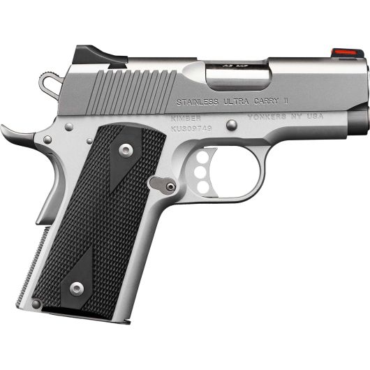 3200062CA Kimber Stainless Ultra Carry II 45 Auto 3.0" Satin Silver