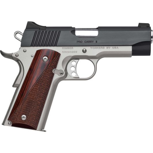 3200320 Kimber Pro Carry II 45 Auto 4.0" Satin Silver