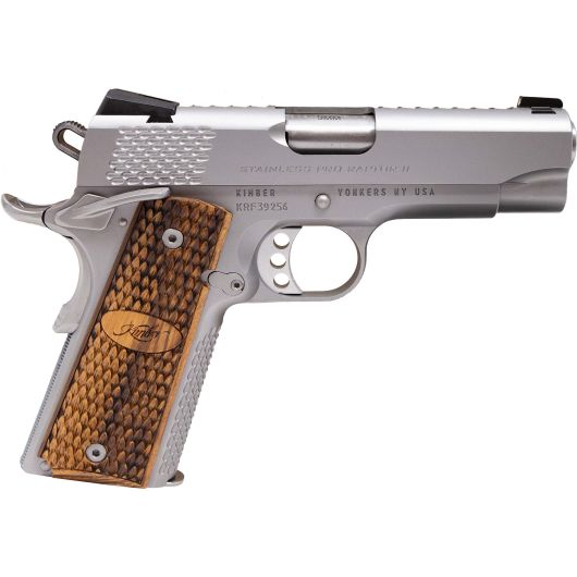 3200365 Kimber Stainless Pro Raptor II 9mm Luger 4.0" Brush Polished