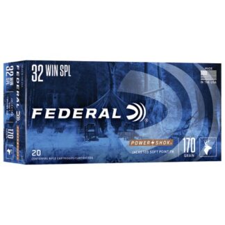 32A Federal Ammunition FDR 32WIN 170GR PWRSK JSP 20RD 32 Win Spl