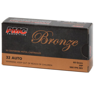 32B PMC 32AP 60GR BRO JHP 50RD 32 Auto