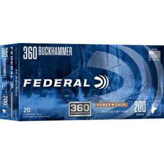 360BHBS Federal Ammunition FDR 360BUCK 200GR PWRSK 20RD 360 Buckhammer