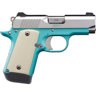 3700647 Kimber Micro 9 9mm Luger 3.1" Stainless Steel|Bel Air Blue