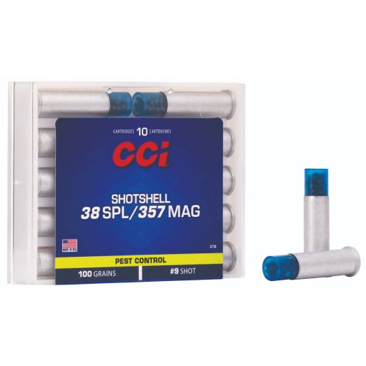 3738-CCI CCI Ammunition 38SP SHOTSHELL 10RD 38 Spl