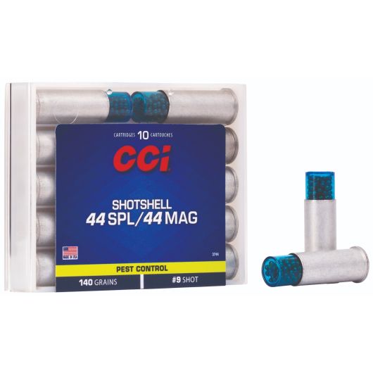 3744 CCI Ammunition 44SP SHOTSHELL 10RD 44 S&W Spl