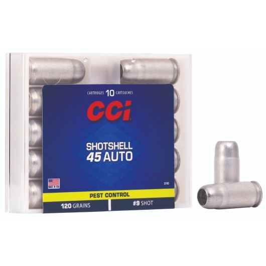 3745 CCI Ammunition 45AP SHOTSHELL 10RD 45 Auto
