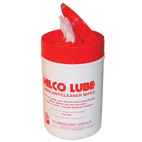 3884-70 HILCO LUBE WIPES 6CT CASE 70 WIPES PER TUB