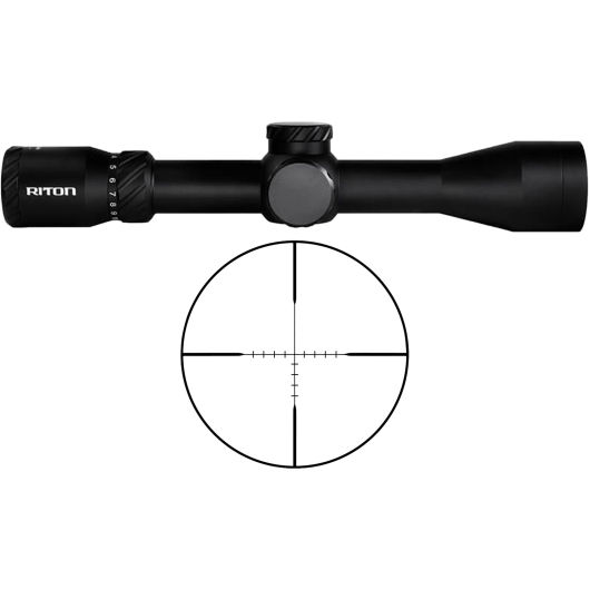 3P315ASLW24 Riton Optics RIT 3PRI 3-15X44 30M SFP MOA
