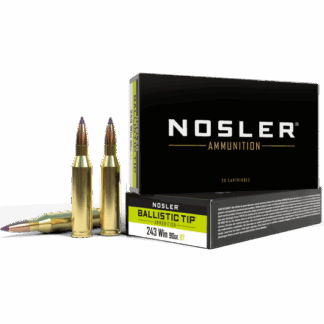 40050 Nosler NOS 243 90GR BTIP 20RD Win