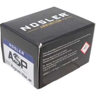 40134 Nosler NOS 357 125GR ASP JHP 20RD Mag