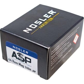 40136 Nosler NOS 44M 240GR ASP JHP 20RD 44 Rem Mag